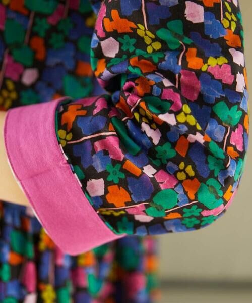 Jocomomola / ホコモモラ ロング・マキシ丈ワンピース | Rojo amapola フラワープリントワンピース | 詳細13