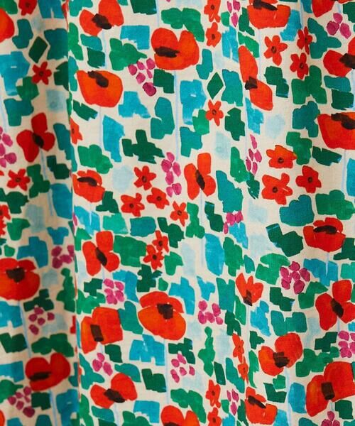 Jocomomola / ホコモモラ ロング・マキシ丈ワンピース | Rojo amapola フラワープリントワンピース | 詳細7