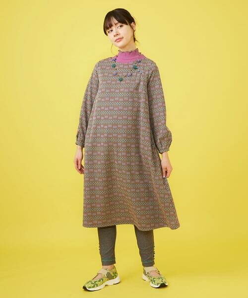 Jocomomola / ホコモモラ その他パンツ | Triangulo 刺繍レギンスパンツ | 詳細14