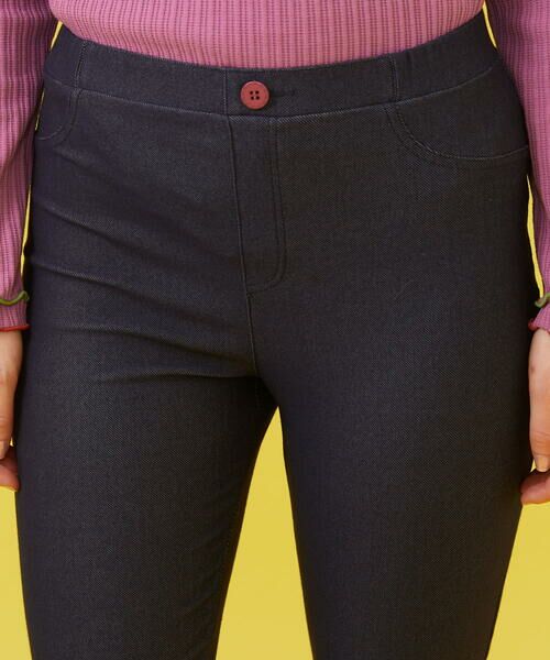 Jocomomola / ホコモモラ その他パンツ | Triangulo 刺繍レギンスパンツ | 詳細2