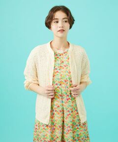 Jocomomola / ホコモモラ その他アウター | Peguena flor フラワーレースブルゾン