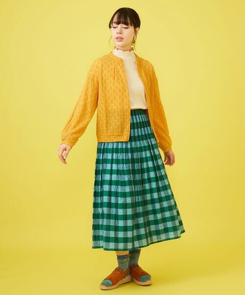 Jocomomola / ホコモモラ その他アウター | Peguena flor フラワーレースブルゾン | 詳細18