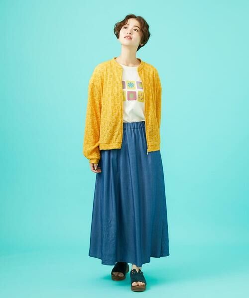 Jocomomola / ホコモモラ その他アウター | Peguena flor フラワーレースブルゾン | 詳細20