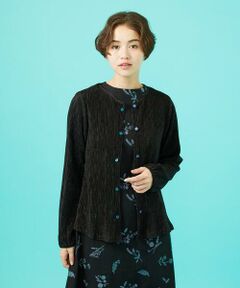 Jocomomola / ホコモモラ シャツ・ブラウス | Ondas プリーツノーカラーブラウス