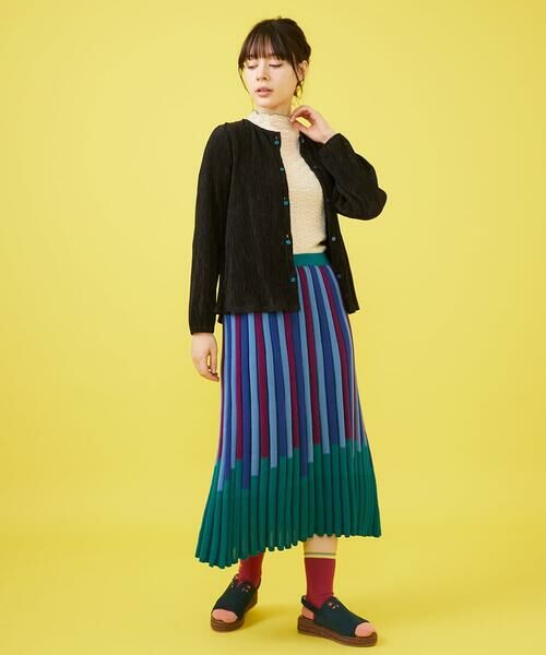 Jocomomola / ホコモモラ シャツ・ブラウス | Ondas プリーツノーカラーブラウス | 詳細18