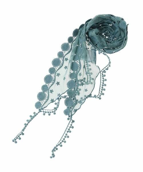 Jocomomola / ホコモモラ マフラー・ショール・スヌード・ストール | フラワーレースデザインストール | 詳細1