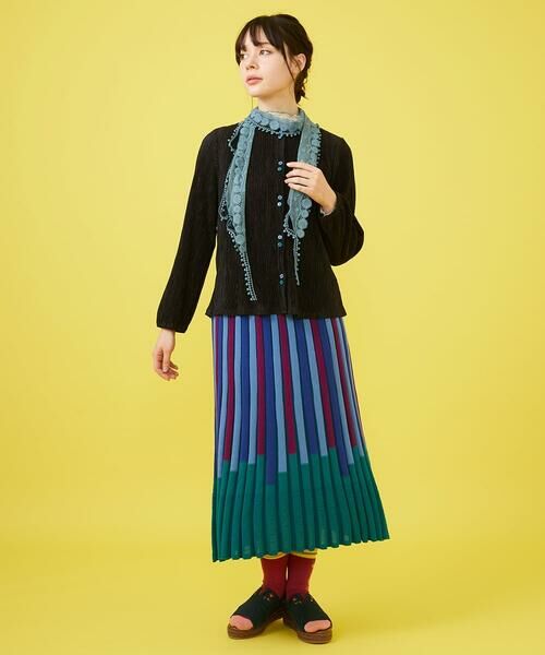 Jocomomola / ホコモモラ マフラー・ショール・スヌード・ストール | フラワーレースデザインストール | 詳細7