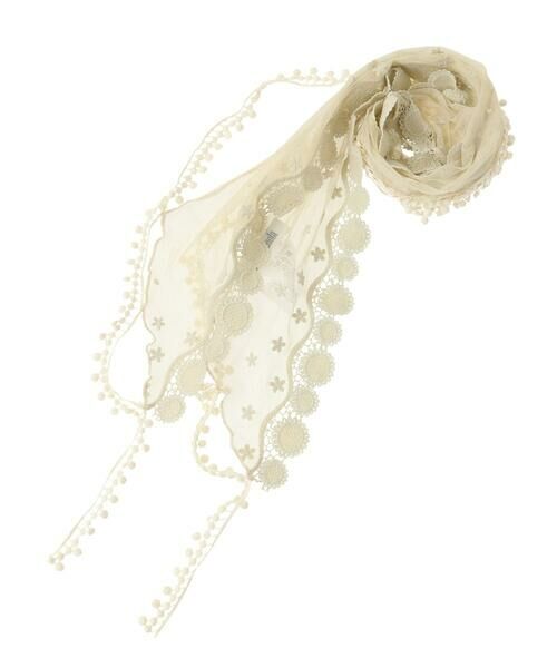 Jocomomola / ホコモモラ マフラー・ショール・スヌード・ストール | フラワーレースデザインストール | 詳細8