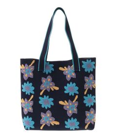 Jocomomola / ホコモモラ トートバッグ | フラワージャカードトートバッグ