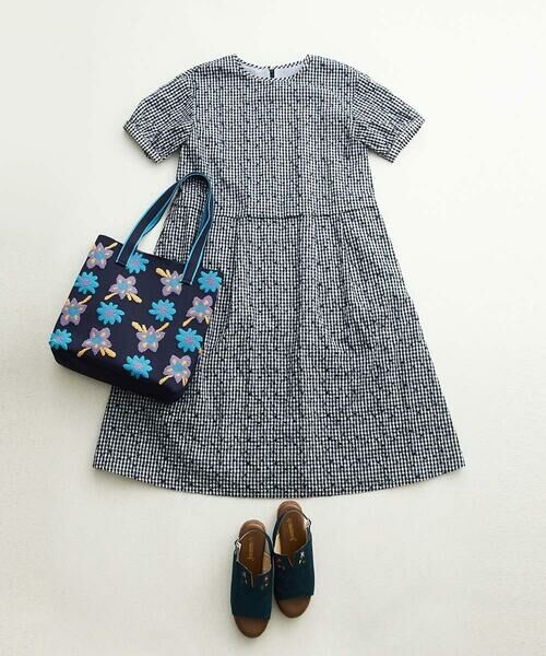 Jocomomola / ホコモモラ トートバッグ | フラワージャカードトートバッグ | 詳細14