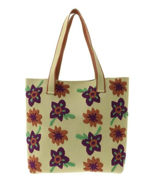 Jocomomola / ホコモモラ トートバッグ | フラワージャカードトートバッグ | 詳細3