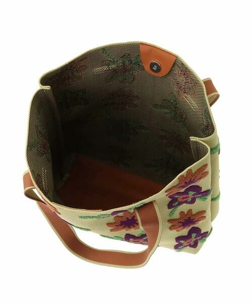 Jocomomola / ホコモモラ トートバッグ | フラワージャカードトートバッグ | 詳細7