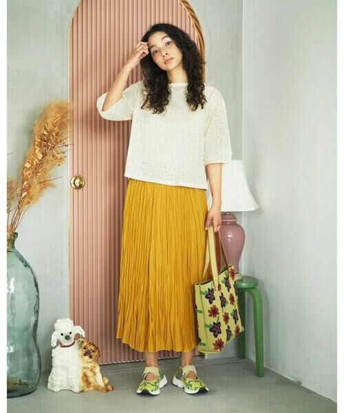 Jocomomola / ホコモモラ トートバッグ | フラワージャカードトートバッグ | 詳細9