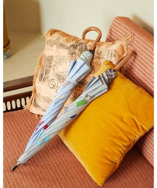 Jocomomola / ホコモモラ 傘 | 【日傘・UVカット】アニマルモチーフアップリケ刺繍傘 | 詳細13