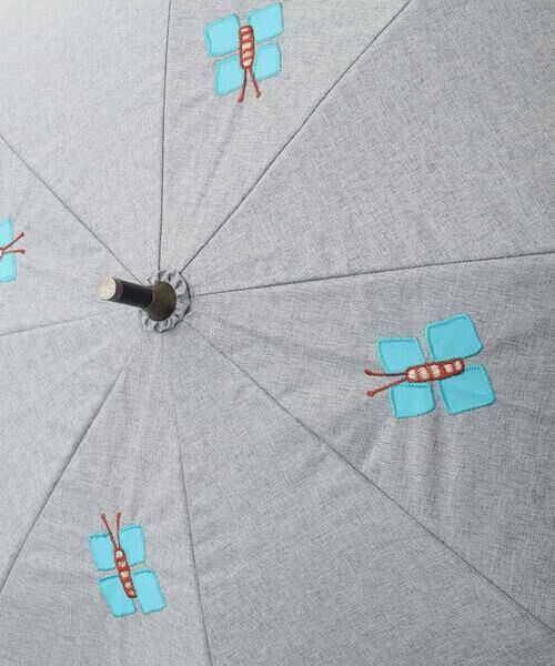 Jocomomola / ホコモモラ 傘 | 【日傘・UVカット】アニマルモチーフアップリケ刺繍傘 | 詳細3