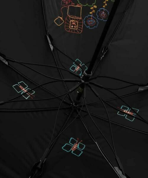 Jocomomola / ホコモモラ 傘 | 【日傘・UVカット】アニマルモチーフアップリケ刺繍傘 | 詳細6