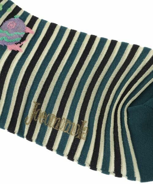 Jocomomola / ホコモモラ その他小物 | 魚モチーフボーダーソックス | 詳細5