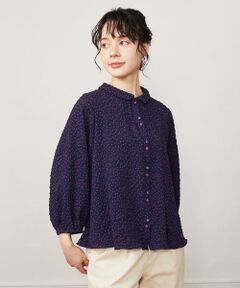 Jocomomola / ホコモモラ シャツ・ブラウス | エンボスドットブラウス