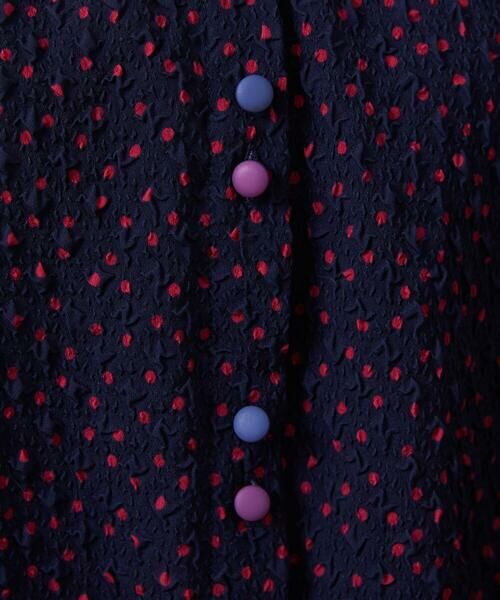 Jocomomola / ホコモモラ シャツ・ブラウス | エンボスドットブラウス | 詳細6