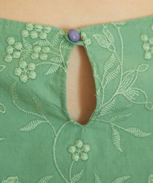 Jocomomola / ホコモモラ ロング・マキシ丈ワンピース | スカラップフラワー総刺繍ワンピース | 詳細13