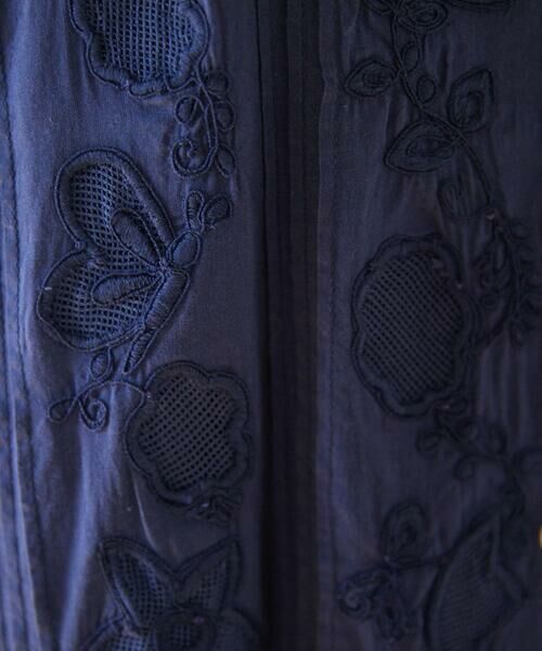 Jocomomola / ホコモモラ ロング・マキシ丈ワンピース | フラワーメッシュアップリケワンピース | 詳細15