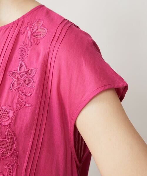 Jocomomola / ホコモモラ ロング・マキシ丈ワンピース | フラワーメッシュアップリケワンピース | 詳細6