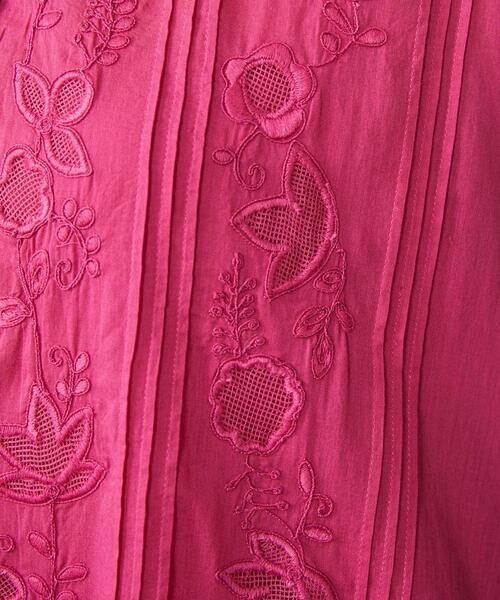 Jocomomola / ホコモモラ ロング・マキシ丈ワンピース | フラワーメッシュアップリケワンピース | 詳細9