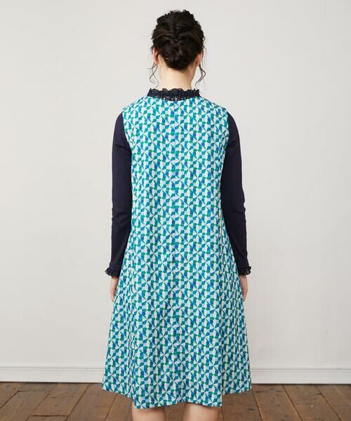 Jocomomola / ホコモモラ ロング・マキシ丈ワンピース | Rojo carmin プリントノースリーブワンピース | 詳細2