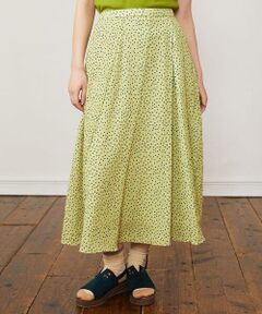 Jocomomola / ホコモモラ ロング・マキシ丈スカート | エンボスドットフレアスカート