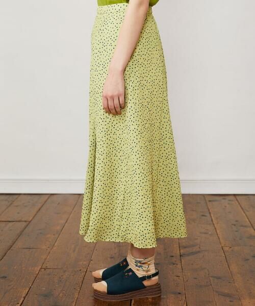 Jocomomola / ホコモモラ ロング・マキシ丈スカート | エンボスドットフレアスカート | 詳細1