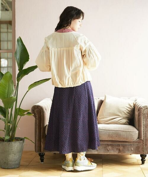 Jocomomola / ホコモモラ ロング・マキシ丈スカート | エンボスドットフレアスカート | 詳細15