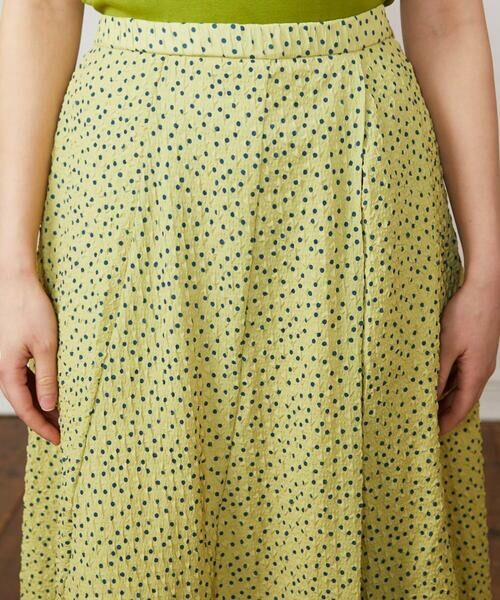 Jocomomola / ホコモモラ ロング・マキシ丈スカート | エンボスドットフレアスカート | 詳細3