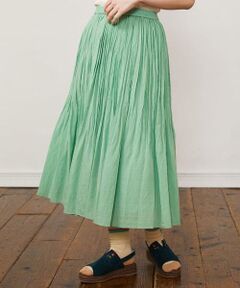 Jocomomola / ホコモモラ ロング・マキシ丈スカート | Luz oblicua ストライププリーツスカート