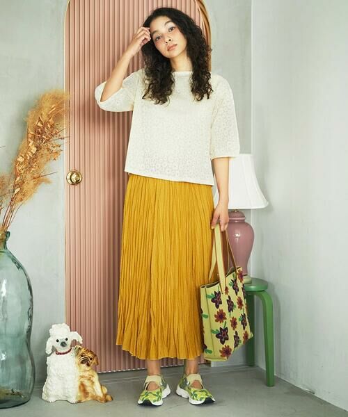 Jocomomola / ホコモモラ ロング・マキシ丈スカート | Balanceo ランダムプリーツスカート | 詳細10