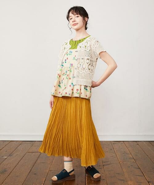 Jocomomola / ホコモモラ ロング・マキシ丈スカート | Balanceo ランダムプリーツスカート | 詳細8