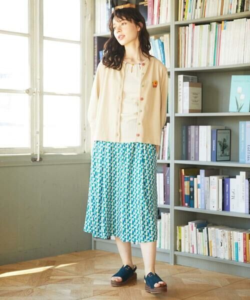 Jocomomola / ホコモモラ ロング・マキシ丈スカート | Rojo carmin プリントフレアスカート | 詳細11