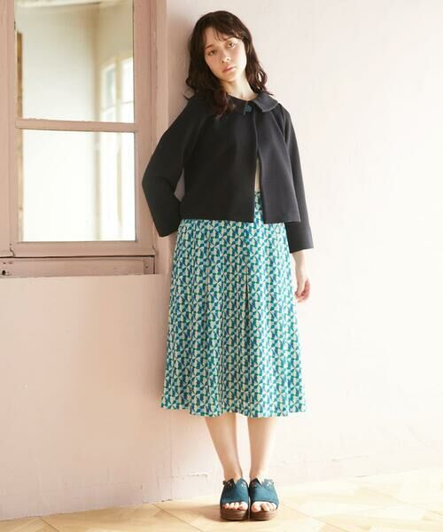 Jocomomola / ホコモモラ ロング・マキシ丈スカート | Rojo carmin プリントフレアスカート | 詳細13