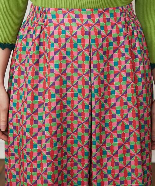 Jocomomola / ホコモモラ ロング・マキシ丈スカート | Rojo carmin プリントフレアスカート | 詳細3