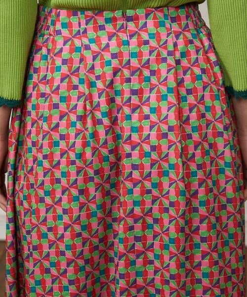 Jocomomola / ホコモモラ ロング・マキシ丈スカート | Rojo carmin プリントフレアスカート | 詳細6