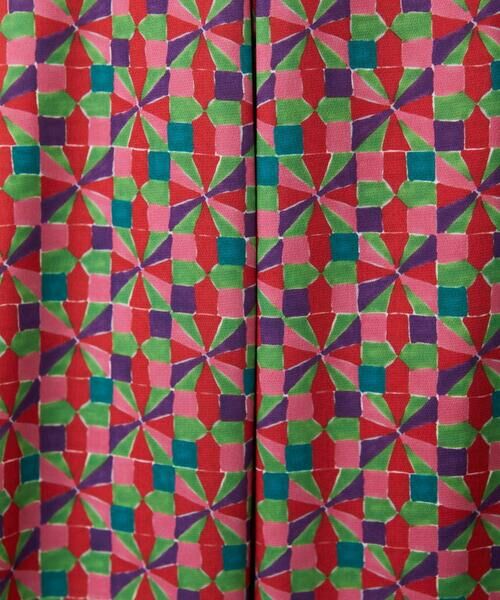 Jocomomola / ホコモモラ ロング・マキシ丈スカート | Rojo carmin プリントフレアスカート | 詳細7