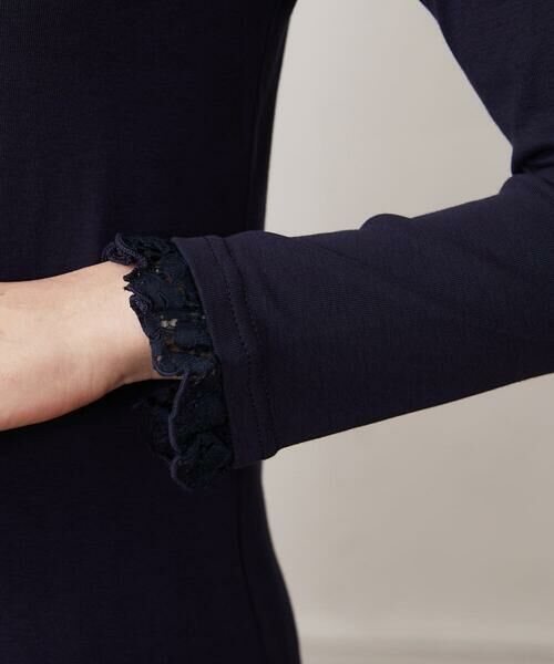 Jocomomola / ホコモモラ カットソー | フライス レース切り替えカットソー | 詳細4