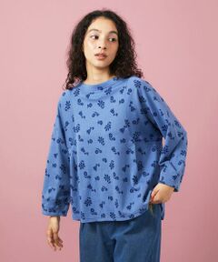 Jocomomola / ホコモモラ カットソー | Flor de baile フラワーチェックジャカードカットソー