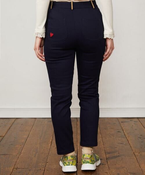 Jocomomola / ホコモモラ チノ・ワークパンツ | Bandera 刺繍ツイルストレッチパンツ | 詳細2