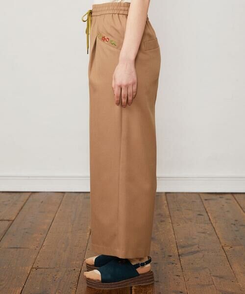 Jocomomola / ホコモモラ その他パンツ | T/Rツイルワイドパンツ | 詳細1
