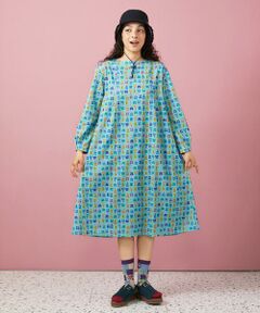 Jocomomola / ホコモモラ ロング・マキシ丈ワンピース | Mariposa 蝶々モチーフプリントワンピース