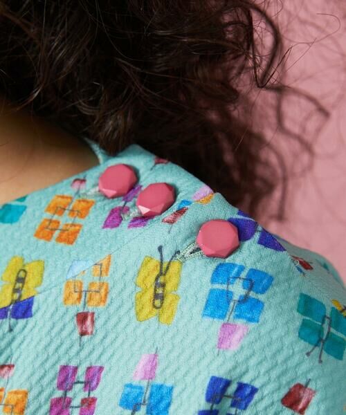 Jocomomola / ホコモモラ ロング・マキシ丈ワンピース | Mariposa 蝶々モチーフプリントワンピース | 詳細6