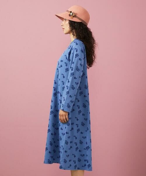 Jocomomola / ホコモモラ ロング・マキシ丈ワンピース | Flor de baile フラワーチェックジャカードワンピース | 詳細1