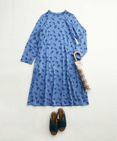 Jocomomola / ホコモモラ ロング・マキシ丈ワンピース | Flor de baile フラワーチェックジャカードワンピース | 詳細10