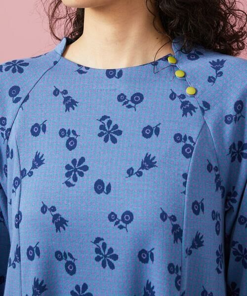 Jocomomola / ホコモモラ ロング・マキシ丈ワンピース | Flor de baile フラワーチェックジャカードワンピース | 詳細3