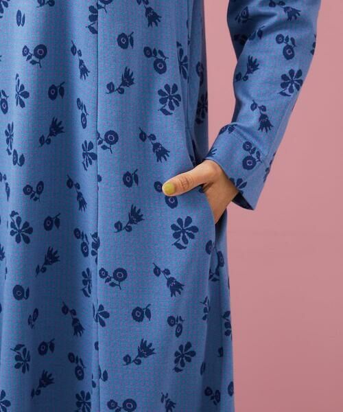 Jocomomola / ホコモモラ ロング・マキシ丈ワンピース | Flor de baile フラワーチェックジャカードワンピース | 詳細6